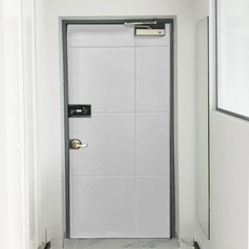 현관문 자석 방음재 세트 흡음 셀프 시공 원룸 아파트 소음, 그레이