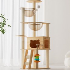 캣타워 고양이 집 고양이 스크래쳐 고양이 장난감 우주 캡슐, 1개, 그림색