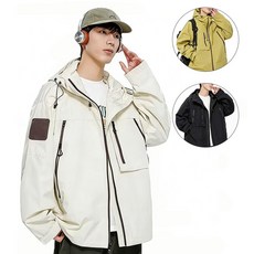 ANYOU 남성 바람막이 봄가을 등산 방수 자켓