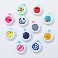 나나봉봉 고양이 강아지 진드기 모기 퇴치 클립, 2개, 5ml, 핫핑크엄지척