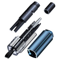 차량용 비상 탈출 망치 안전 벨트 커터 2in1, Blue Gray, 2개