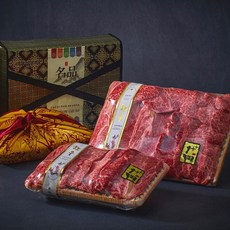 우세트(꽃등심 안심 갈비 부채) 마장동 한우 선물세트 투뿔 1++ NO9 추석 명절 소고기 우민, 1개, 1.2kg