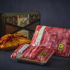 우세트(꽃등심 안심 갈비 부채) 마장동 한우 선물세트 투뿔 1++ NO9 추석 명절 소고기 우민, 3개, 1.7kg