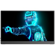 에비크 15.6inch 터치 포터블 모니터 FHD 휴대용 IPS DEX 보조 듀얼 모니터 터치 스크린, 블랙-터치, 39.62cm