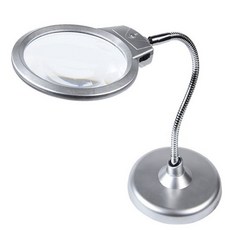 [비버블리] 탁상용 스탠드 확대경 돋보기 대형(렌즈사이즈 130mm), 1개, D003(대형)