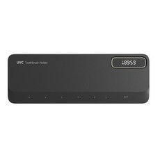 [치과공식판매] 원웨이 스마트 케어 칫솔 살균기 V1, 블랙