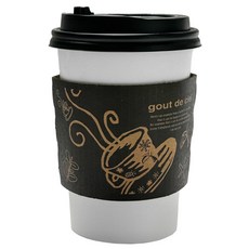 나나커피 10온스 13온스 92파이 일회용컵 커피잔 홀더, 1개, 500개