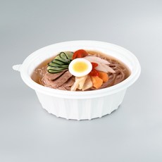 195파이 (소) 냉면/칼국수용기, 1개입, 200개, 백색 200 SET