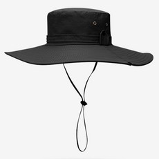 Heyoo 등산모자 메쉬 여름 햇빛가리개모자 부니햇 차양막 모자 여성 남자, 블랙