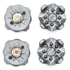 나사형 골프화 교체용 스파이크징 골프화징 김영주골프화, 회색, 10개입, 10개