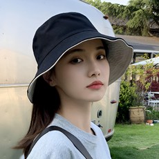 데일리 양면 코튼 벙거지 버킷햇 모자