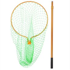 포획망 튼튼한 낚시뜰채 어망 그물망 구조망 길이 조절가능