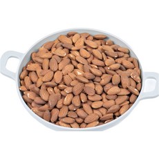 [불포화지방 가득] 뻥튀기곡물나라 볶은 아몬드 무염 건강 간식 고소한 견과류 다이어트 스낵, 1개, 400g