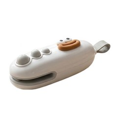 꼼수창고 휴대용 미니 실링기 컷팅 밀봉 화이트, 1개