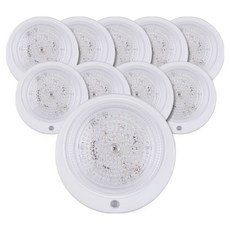 LED 센서등 LED등 조명 전구 현관등 베란다등 계단등 욕실등 화장실등 고효율 국내산 LED칩 장착, 주광색(흰색빛), 10개