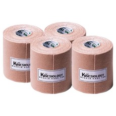 [국내산] 3NS 스포츠테이프 4롤 세트 (7.5cm X 5m), 베이지, 4개