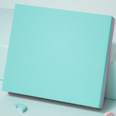 magicpot 두꺼운 요가매트 스트레칭 운동 무릎 밸런스 패드 두께 대50mm 특대60mm, 1개, 혼합(핑크+민트)