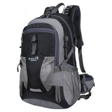 KALLUS 사계절 등산배낭 40L 4가지 색상, 블랙