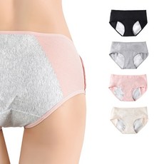 몽땅겟 여성 샘방지 위생팬티 노라인 4종 세트