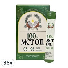 MCT오일 코코넛 엠씨티 MCT 오일 다이어트 비건 기름, 36개, 10ml