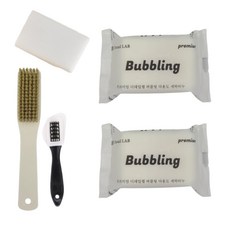 신발세탁 달인이 쓰는 디테일랩 버블링 신발 세탁 비누 패키지 세트, 1개