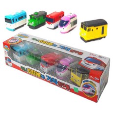 영진 미니 띠띠뽀와 기차친구들 세트, 혼합색상, 1세트