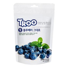 트루나스 TROO 동결건조 과일칩 9종 중 택1, 15g TROO 생블루베리 그대로, 1개