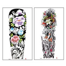 STARIUM 潮人感性派對度假長袖紋身貼紙2款組, 3套, G