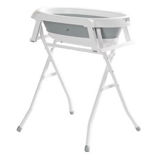 DING DONG PET 寵物防滑支架式可折疊軟式浴盆, 灰色, 1個