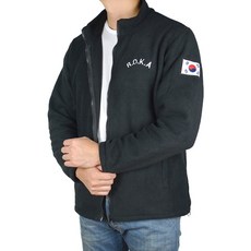 로카 남자 집업 후리스 점퍼 여성 플리스 전체 자수 자켓