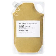 100% 피스타치오 페이스트 1kg 대용량 제과제빵 베이킹 필링 스프레드, 1개