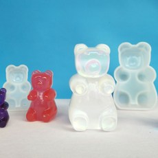 하리보 곰돌이 젤리 몰드 (선택) 비누몰드 캔들diy, 대 1구, 1개