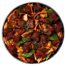 쿡솜씨 신림동식 깻잎매콤순대볶음 밀키트 캠핑 음식 요리, 1개, 530g