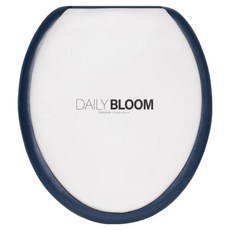 무독성 심플하고 모던한 소프트 변기커버 O형 일반, 화이트+네이비, 1개