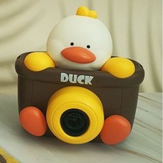 제이븐토이 감성템 카메라 오토 버블 멜로디 LED 자동 비눗방울, 1개, 오리(DUCK)