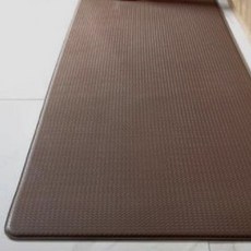 모던 주방 발매트 PVC 북유럽 싱크대매트 무지 파스텔톤, 브라운, 1개