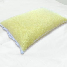 잘라고 바이오칩 메쉬베개 옐로우 1kg 경질 40X60 시원한 공장직영 빨대베개 여름베개