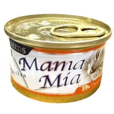 Mama Mia 雞肉貓咪罐頭, 85g, 24個, 雞肉