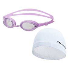 피닉스 아동노미러수경 PN-508J+스판수모 SET, 바이올렛, 1개