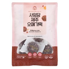 [현미마트] 제주 오메기떡 팥고물 개별포장, 1개, 500g