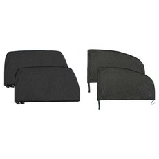 차량용 모기장 방충망 겸 햇빛가리개 1 세트 4개, 세단 (앞+뒷 좌석4P) × 1세트