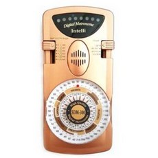 인텔리 SDM-300 메트로놈 기타 피아노 박자기 블랙/골드 Metronome (기타피크5개 증정), 골드GD, 1개