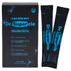 닥터슈퍼클 아르기닌 7200mg (L-아르기닌 4000mg 수박과피추출물 2000mg 남가새추출물 1000mg) 15g*15포 1박스, 225g, 1개