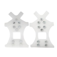 브레베네 미끄럼방지 아이젠 10핀 스파이크, 1세트, 투명화이트