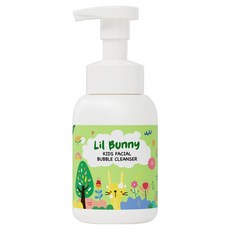 와프랩 릴 바니 키즈 유아 어린이 저자극 버블 클렌저 세안제, 1개, 300ml