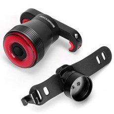 락브로스 자전거 스마트센서 진동감지 라이트 후미등 USB 전조등 Q5 야간라이딩 자동 안장 싯포스트, Q50 안장+싯포스트, 1세트