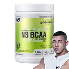 NS BCAA 아미노산 보충제 사과맛, 1개, 400g