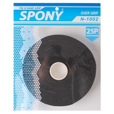 스포니 소프트핏 오버그립 25p, 블랙, 25개