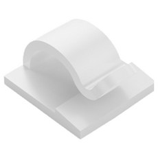 로열스테디 두께접착강화 전선 고정 선 정리 클립, 화이트, 20개