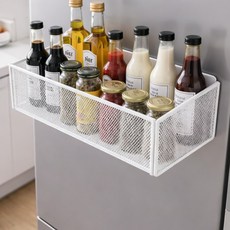 엘리트리빙 냉장고 자석 선반, 1개, 화이트